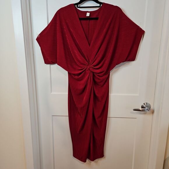 Dark Red Special Occasions Slipon Dress - Picture 1 of 7